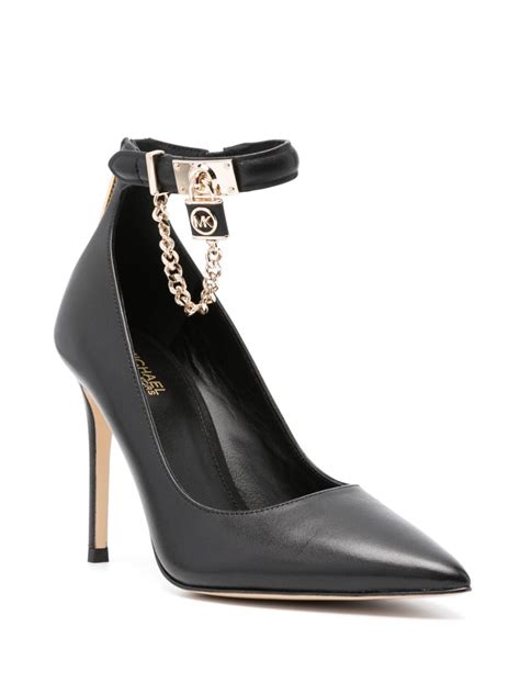 michael kors hamilton leather pumps|Michael Michael Kors Hamilton 100mm leather pumps .